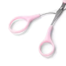 Eyebrow Trimming Scissors With Built-In Comb