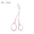 Eyebrow Trimming Scissors With Built-In Comb